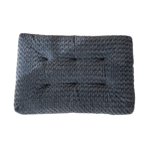 Rectangular Tufted Plush Dog Bed