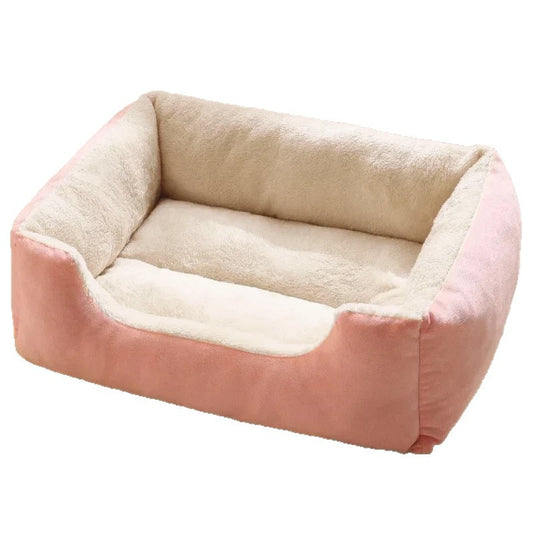 Rectangular Plush Cat Bed