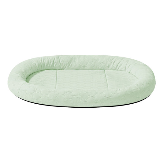 Quilted Oval Dog Bed