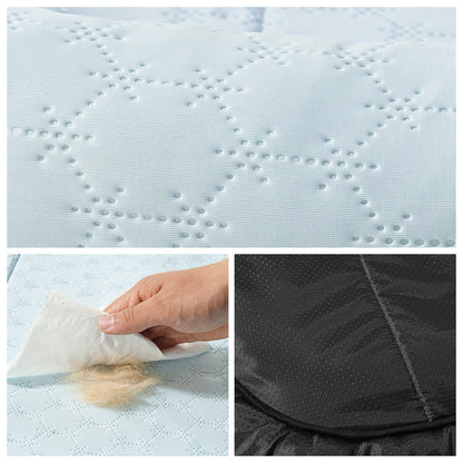 Quilted Oval Dog Bed