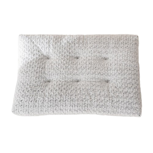 Rectangular Tufted Plush Dog Bed