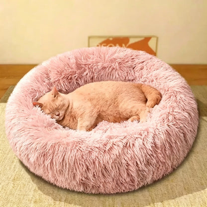 Round Plush Pet Bed
