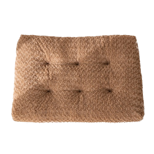 Rectangular Tufted Plush Dog Bed