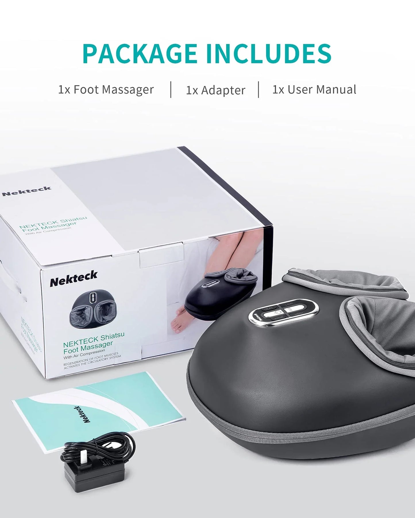 Foot Massager Machine with Soothing Heat