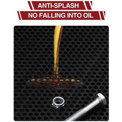 17 Gal Electric Oil Drain with 110V Pump & 8 Ft Hose,Low Profile & T Folding Handle Oil Drain Cart for Truck Cars SUVs